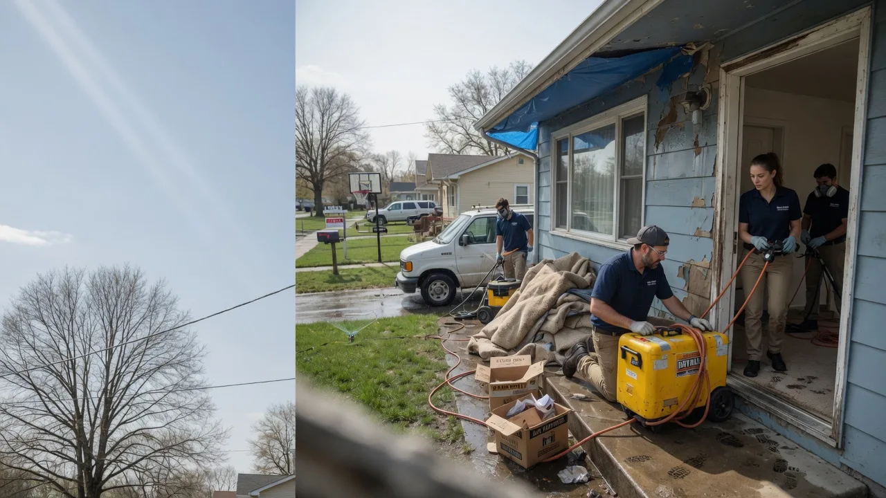 Basement Flood Cleanup in Henrietta, TX near me